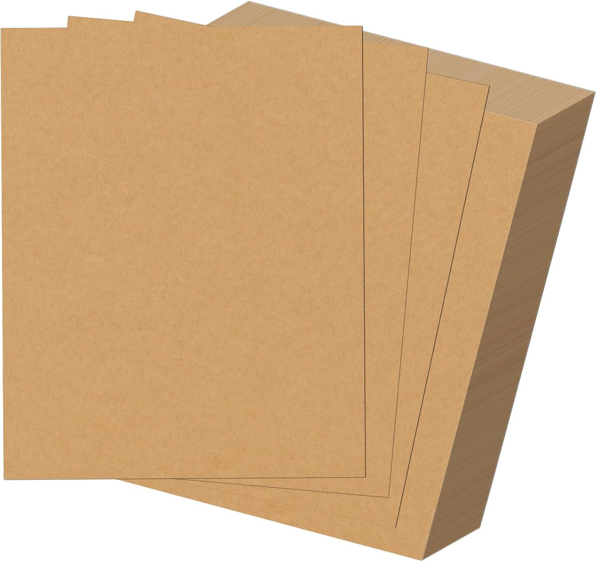 HORLIMER 100 Pack 8x10 Chipboard Sheets, 22PT Kraft Cardboard for Shipping