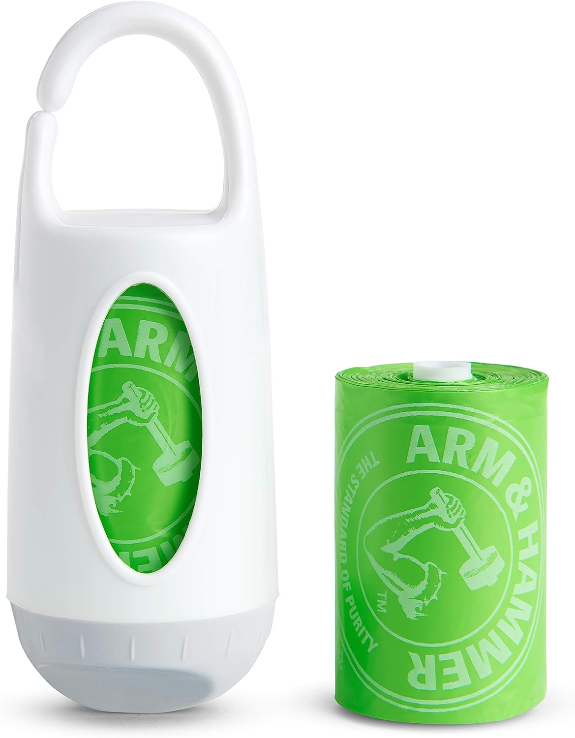 Munchkin Diaper Bag Dispenser with Arm & Hammer, 24 Disposable Diaper Bags