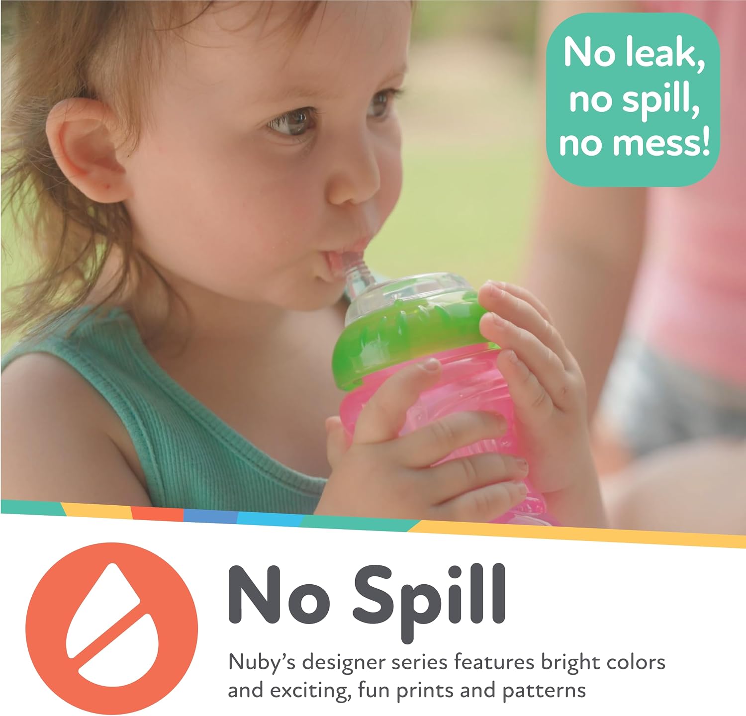 Nuby No-Spill Sippy Cup - 3 Pack