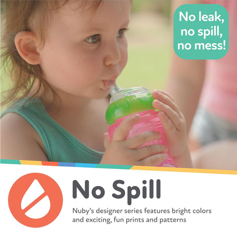 Nuby No-Spill Sippy Cup - 3 Pack