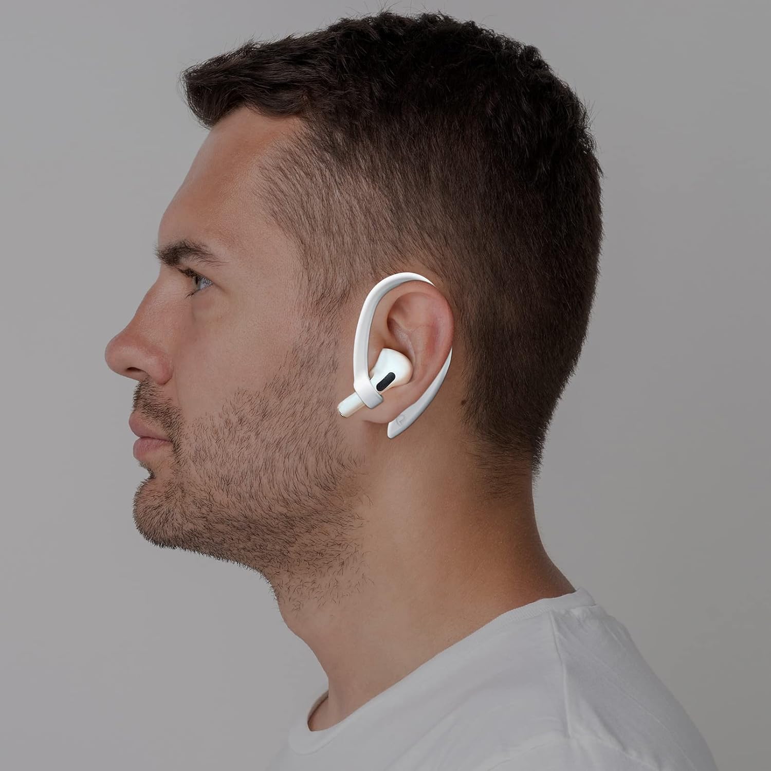 2 Pairs AirPods Ear Hooks for AirPods Pro 2 Pro, 4 3 2 1, White