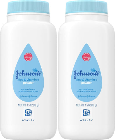 Johnson's Baby Naturally Derived Cornstarch Baby Powder, 1.5 oz