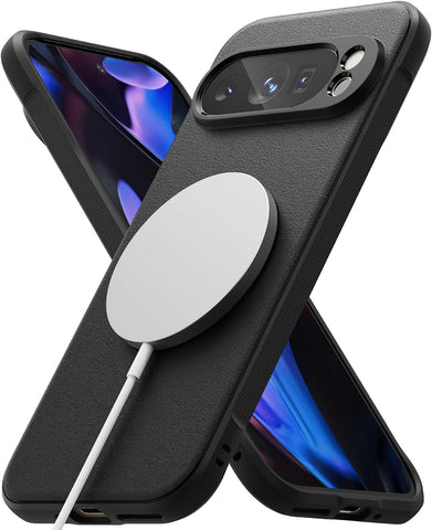 Ringke Onyx [Compatible with MagSafe] Designed for Google Pixel 9 Pro XL Case, Anti-Fingerprint Technology Prevents Oily Smudges Non-Slip Enhanced Grip Precise Cutouts for Camera - Magnetic Black