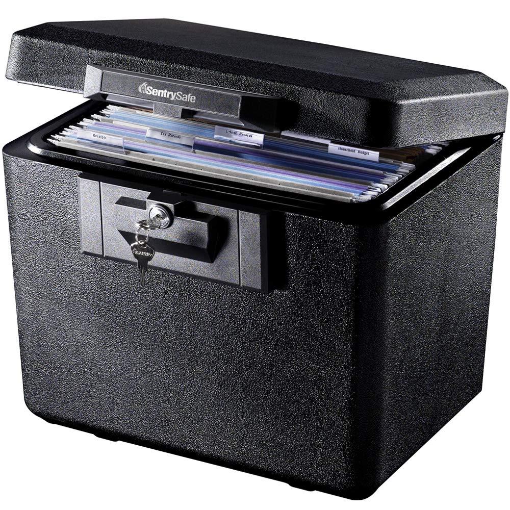 SentrySafe 1170 Fire File Box, Black