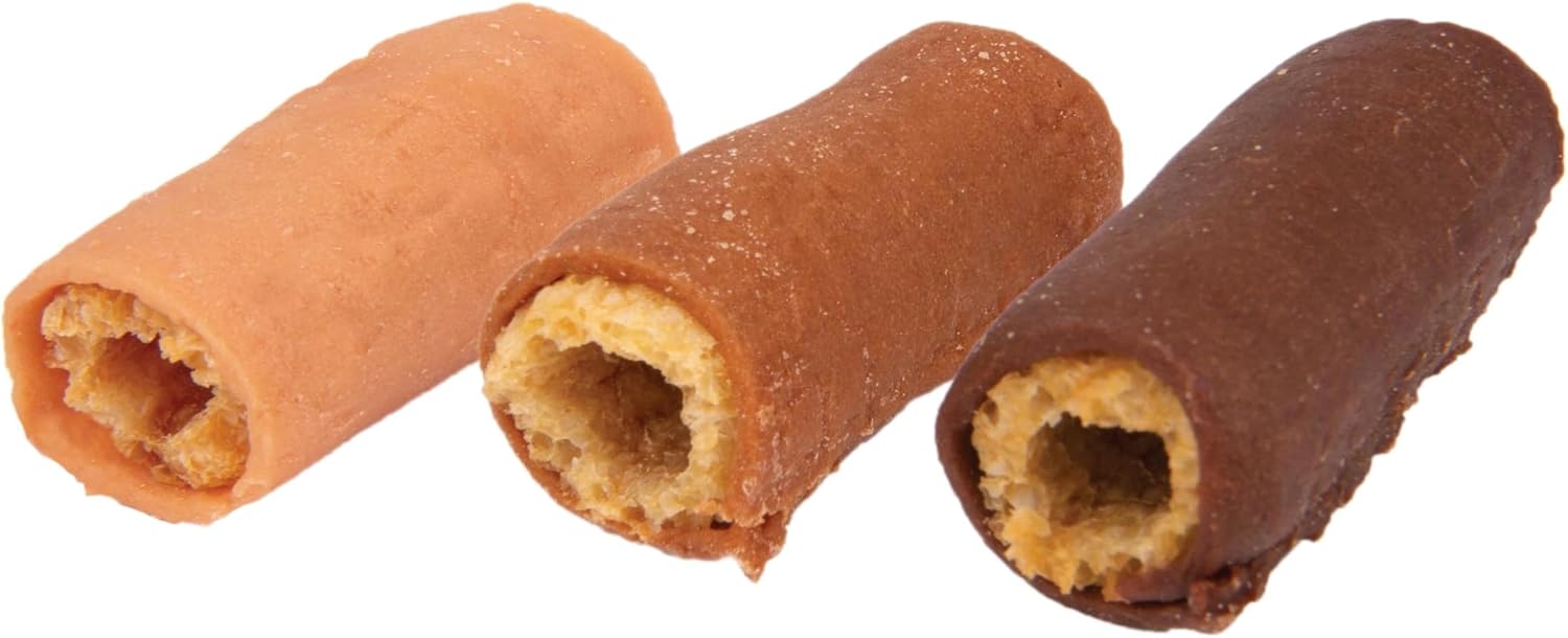 Good ‘N’ Tasty Soft & Crunchy Roll High Protein Dog Treat, 8 Ounce (Pack of 12)