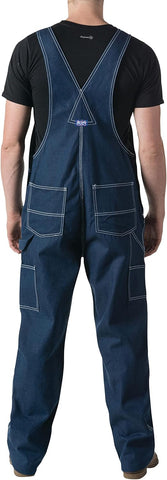 Big Smith Men's Rigid Denim Bib Overall