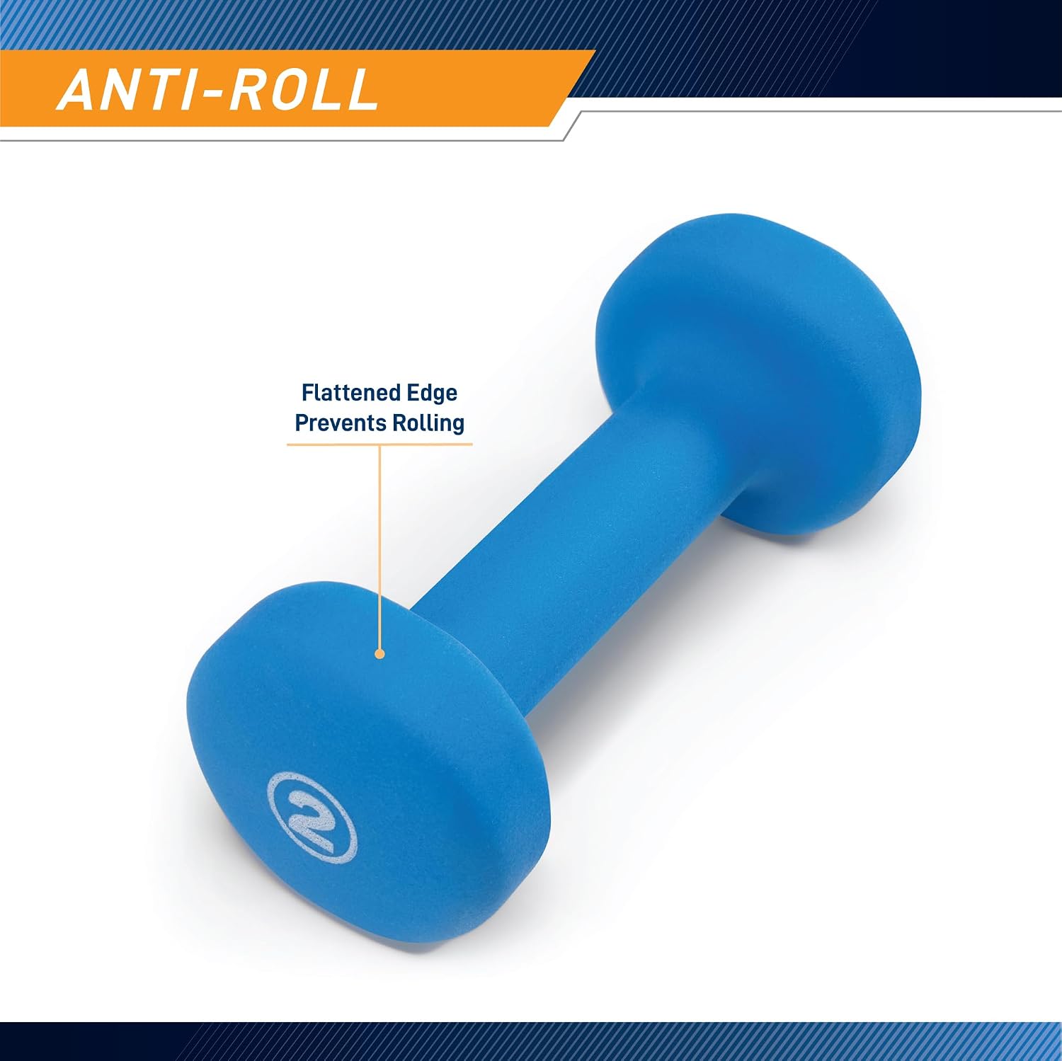 Marcy Colored Neoprene Dumbbell Hand Weights, Exercise Free Weights for Home Gym - Sold in Singles