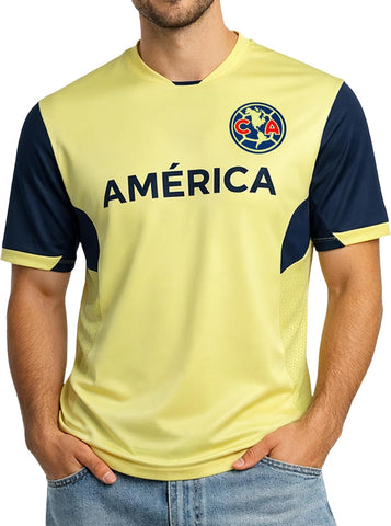 Icon Sports Officially Licensed Club America Game Day Jersey-Inspired Shirt - Unisex Adult