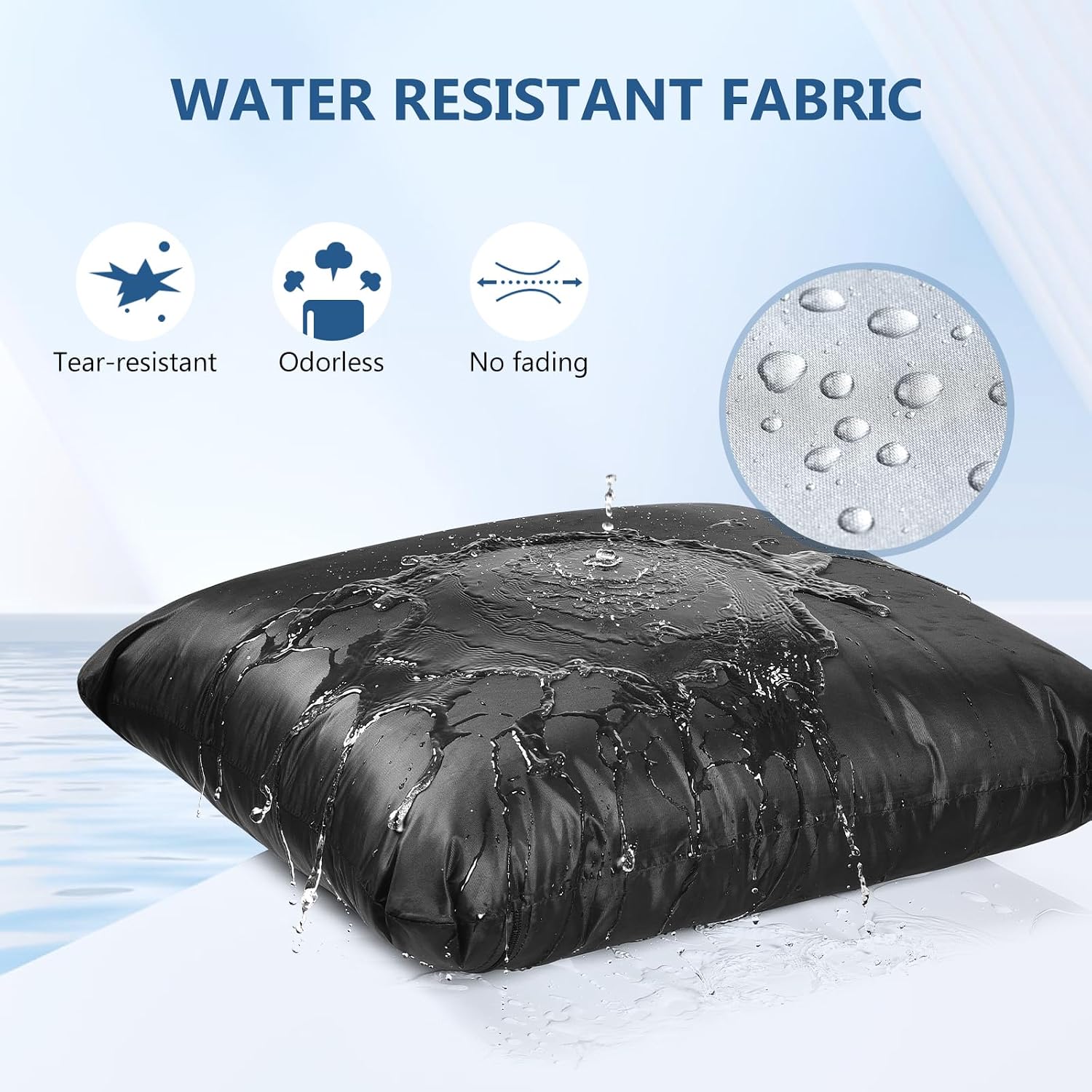 OTraki 20x24 inch Waterproof Wet Bag for Swimsuit 2 Pack, Black