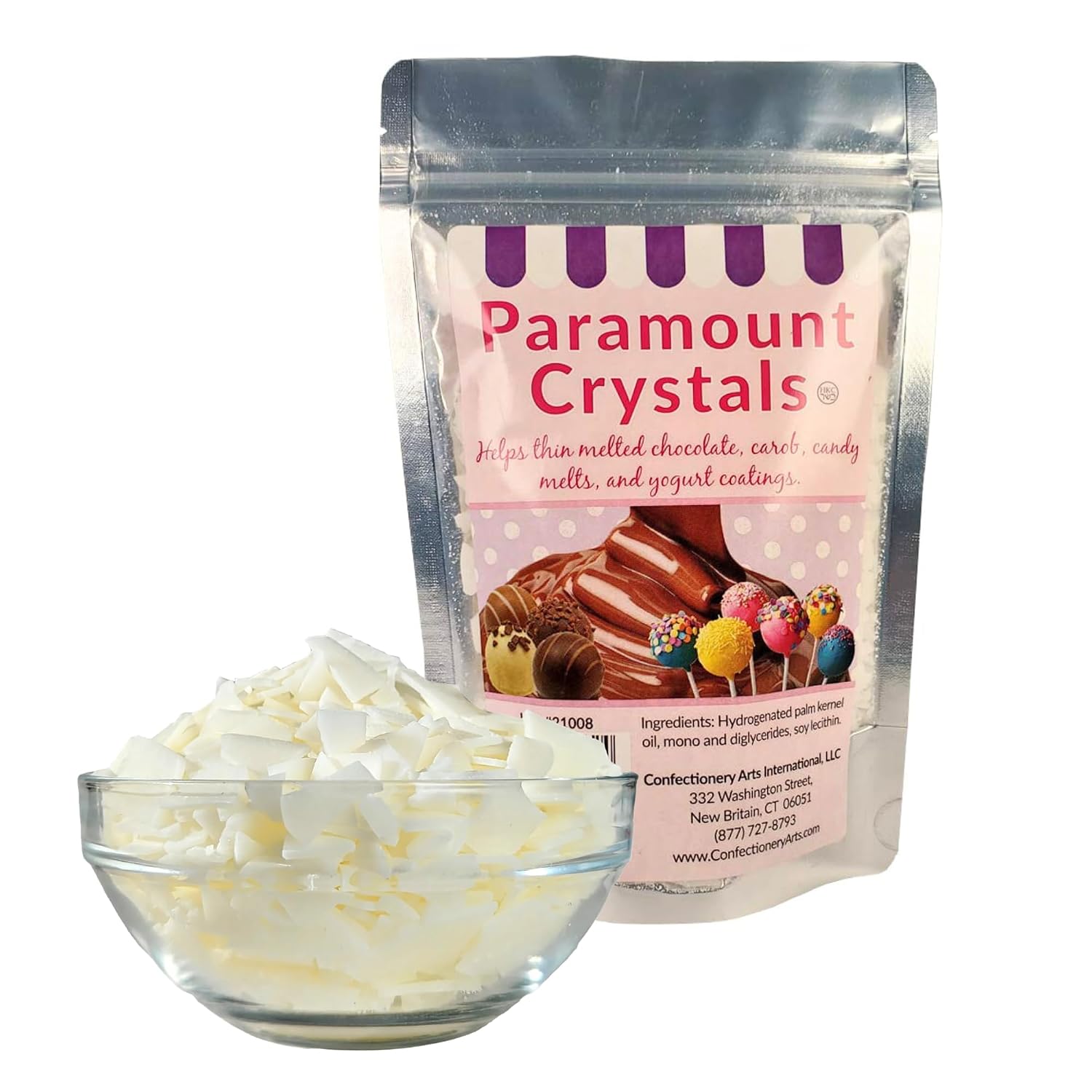 Paramount Crystals for Candy Melts & Chocolate, Edible Wax Flakes, 4 oz