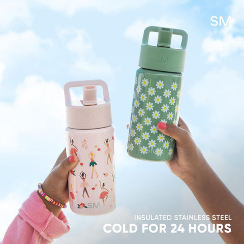 Simple Modern Kids Water Bottle & Toddler Cup | 18oz | Confetti