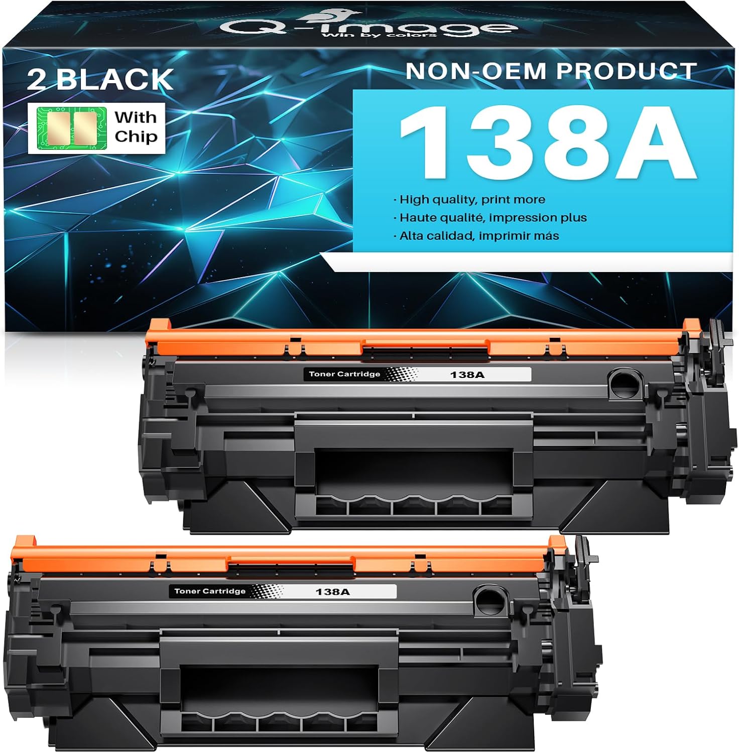 138A with Chip Black Toner Cartridges Replacement for HP Pro 3001dw Toner