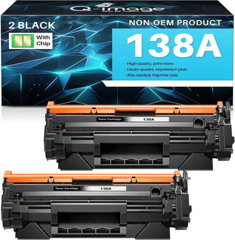 138A with Chip Black Toner Cartridges Replacement for HP Pro 3001dw Toner