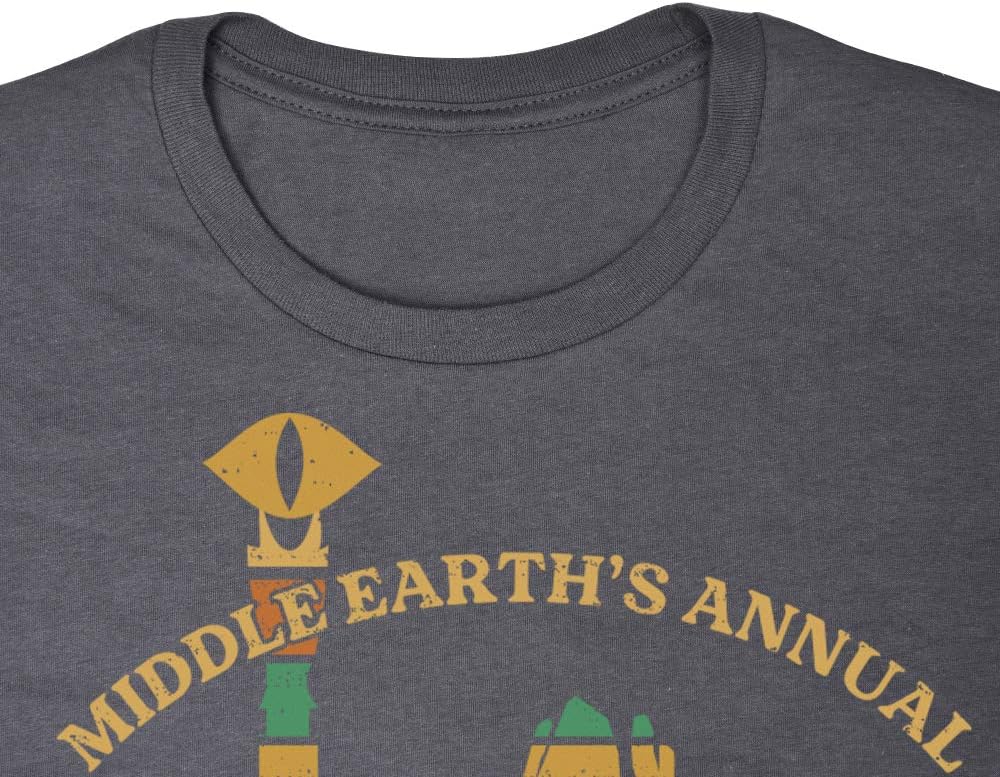 Middle Earth's Annual Mordor Fun Run one Does not Simply Walk T-Shirt for Men