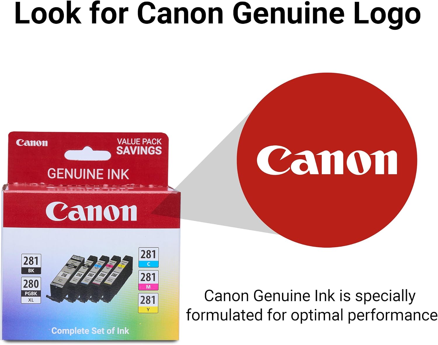 Canon Genuine Ink PGI-280XL/CLI-281 Color Pack