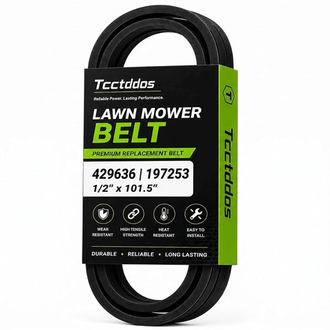 429636 197253 Mower Deck Belt 1/2" x 101.5" Replaces Craftsman 42 inch Deck