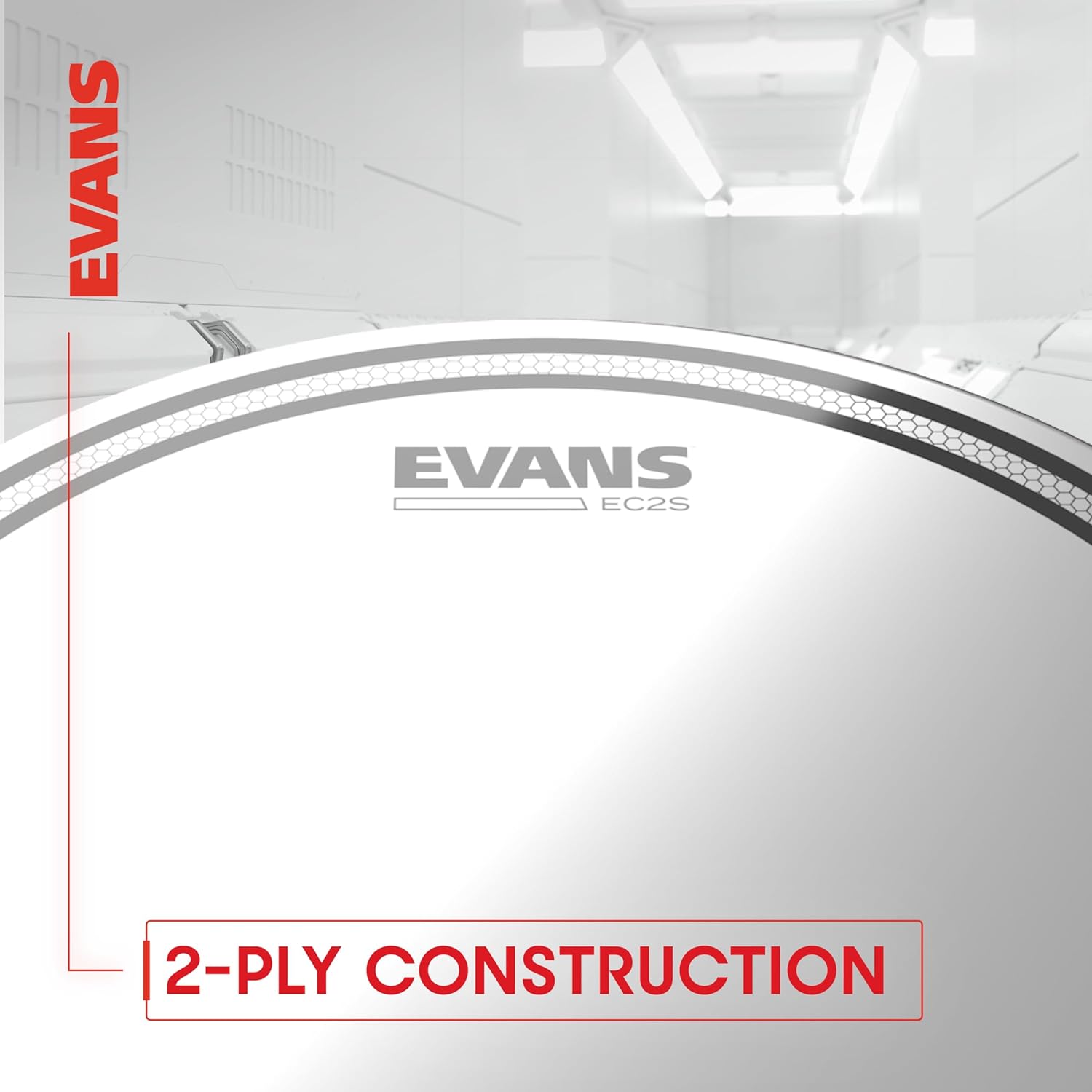 Evans Drum Heads - EC2S Coated Tom Drumhead, 12 Inch