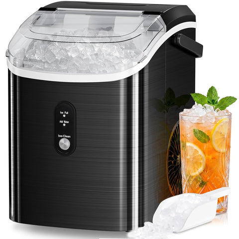 Antarctic Star Nugget Ice Maker Countertop, Soft Chewable Sonic Ice
