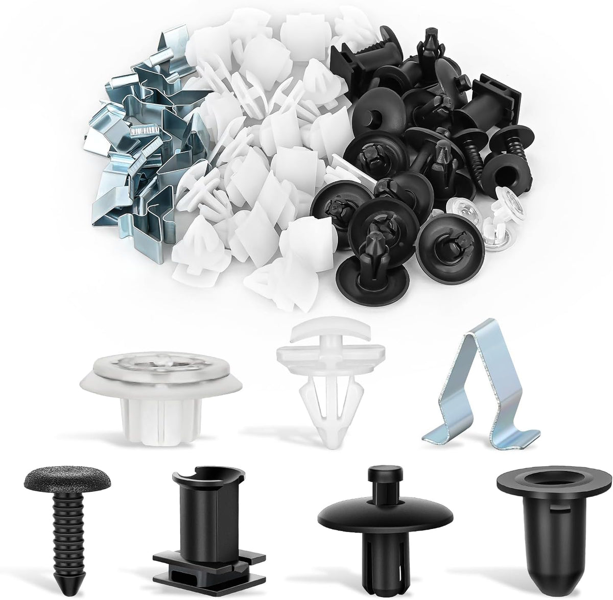 GOOACC Door Trim and Sill Plate Retainers Scuff Protection Moulding Clips