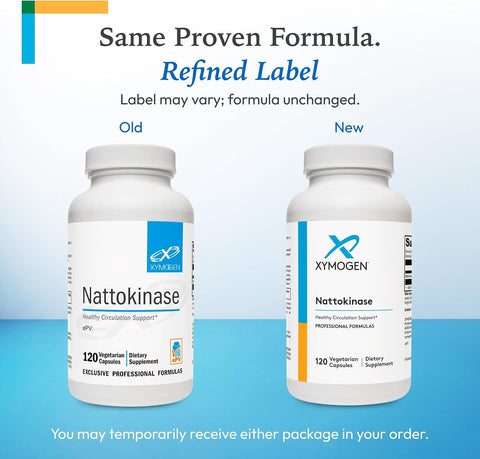 XYMOGEN Nattokinase, 120 Capsules