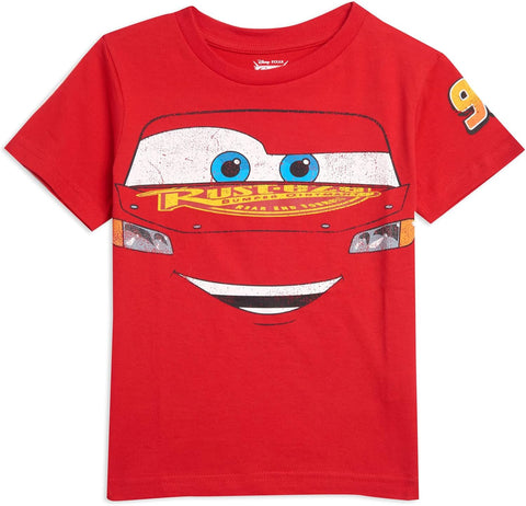 Disney Cars Boys' 3-Pack T-Shirts for Baby & Kids