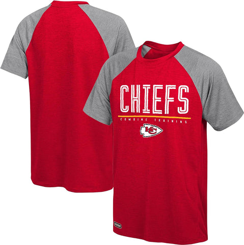 NFL Kids Youth 8-20 Unleashed Color Block Team Color Performance Primary Logo Short Sleeve T-Shirt