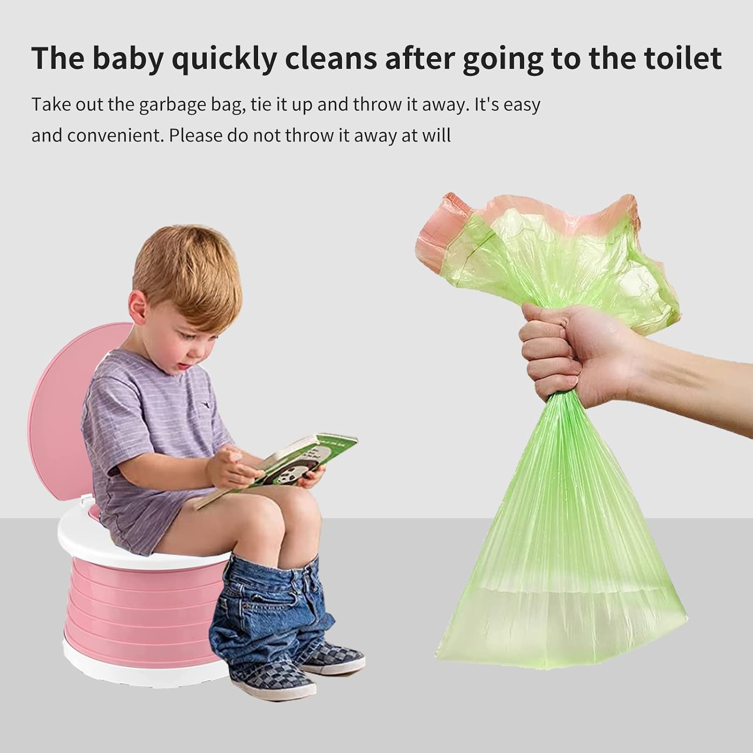 SunnySmile,Travel Potty,Car Potty for Toddler,Portable Toilet for Kids