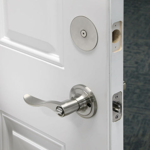 Prime-Line U 10677 Steel Door Hole Cover Plate, Stainless Steel (Single Pack)