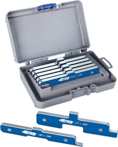 Kreg Precision Router Table Set Up Bars, PRS3400, Set of 7, Aluminum