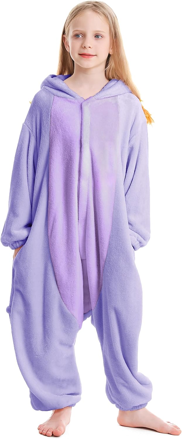 ATOZ Unisex Children Axolotl Onesie Halloween Costume Cosplay Pajamas