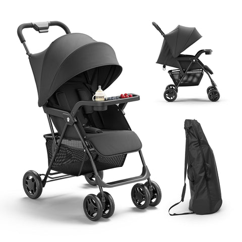 Mamazing Lightweight Umbrella Travel Stroller with Near-Flat Recline Seat