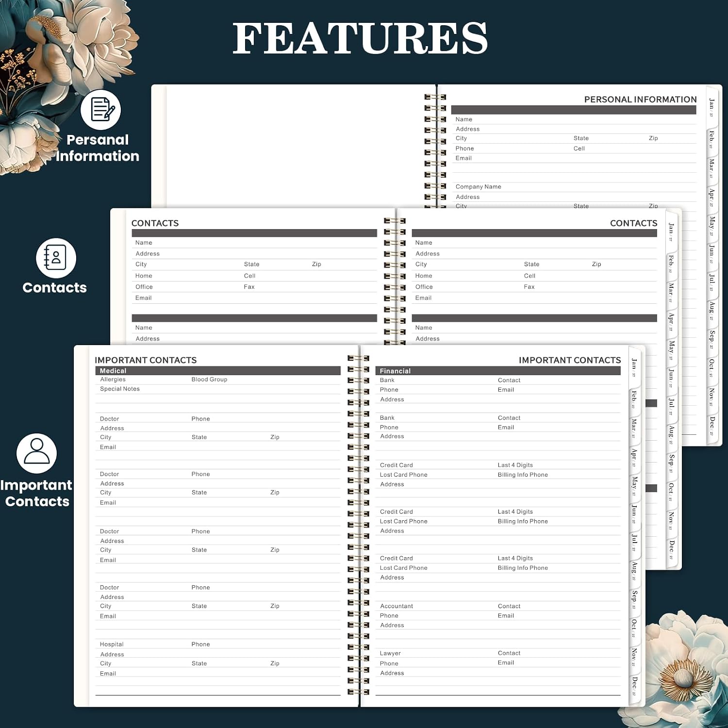 2027-2028 Monthly Planner - 2-Year Monthly Planner 2027-2028