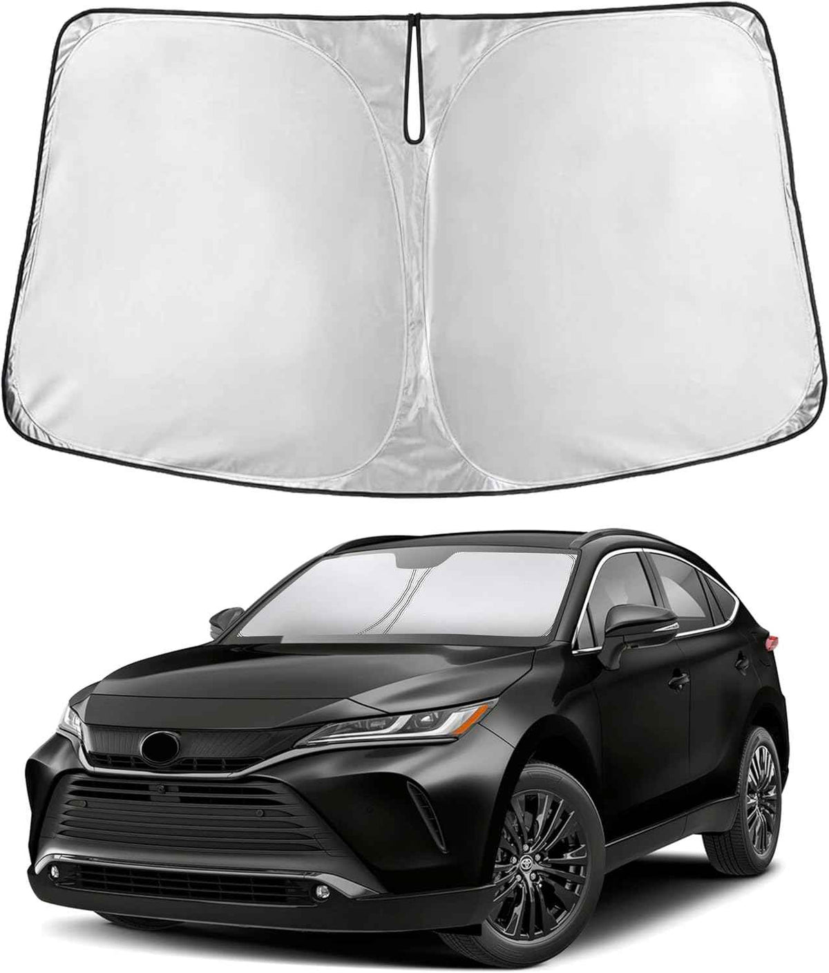 EcoNour Windshield Sunshade Compatible for Toyota Venza 2021 2022 2023 2024