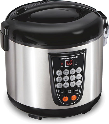 Hamilton Beach Digital Programmable Rice Cooker & Food Steamer