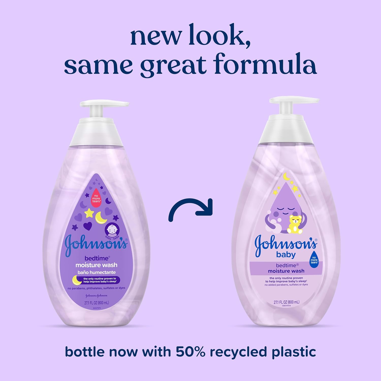 Johnson's Baby Bedtime Moisture Body Wash, 27.1 fl oz