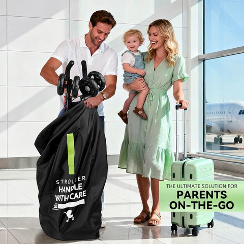 Umbrella Strollers Bag for Airplane, Stroller Travel Bag 42"H x 12"W x 12"D