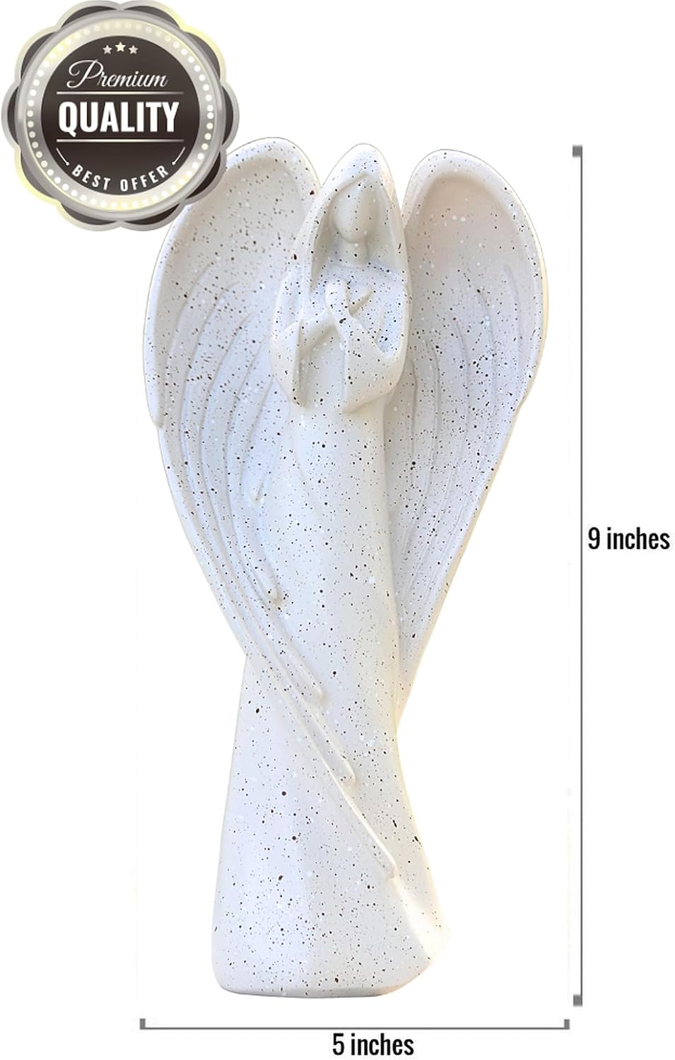 Angel Statue Sympathy Gift, Memorial Figurine for Healing and Comfort, Bereavement Remembrance Keepsake to Honor and Celebrate the Life of a Loved One, Condolence Gift for Family, Friends, Coworkers