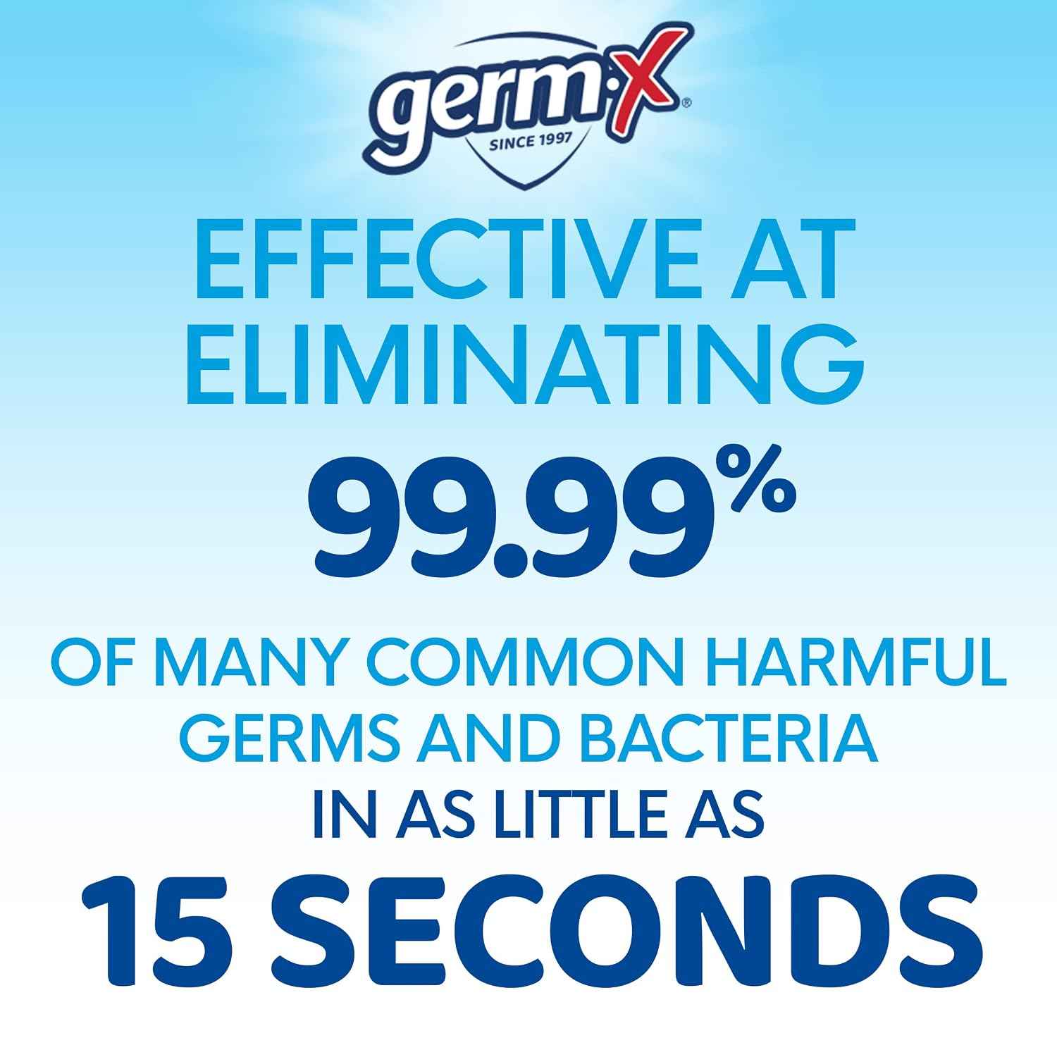 Germ-X Original Hand Sanitizer, Back to School Supplies, Non-Drying Moisturizing Gel with Vitamin E, Instant and No Rinse Formula, Large Family-Size Flip Top Bottle, 32 Fl Oz (Pack of 4)