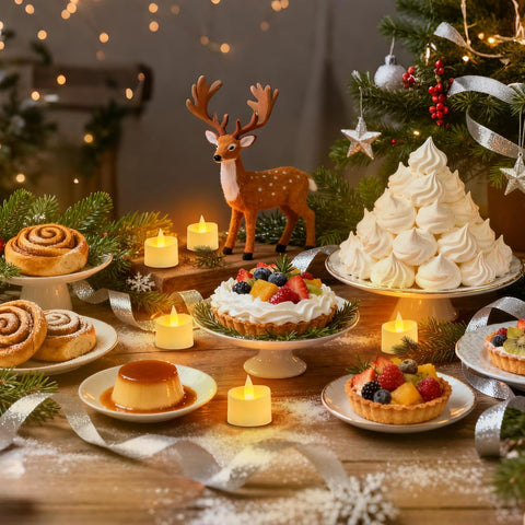 Flameless Tea Lights Set of 24 Realistic Battery Operated Candles with Climbing Flame Effect, Cozy Ambient Candles for Wedding Party Home & Table Decor, 150H+ Battery Included (Ivory)