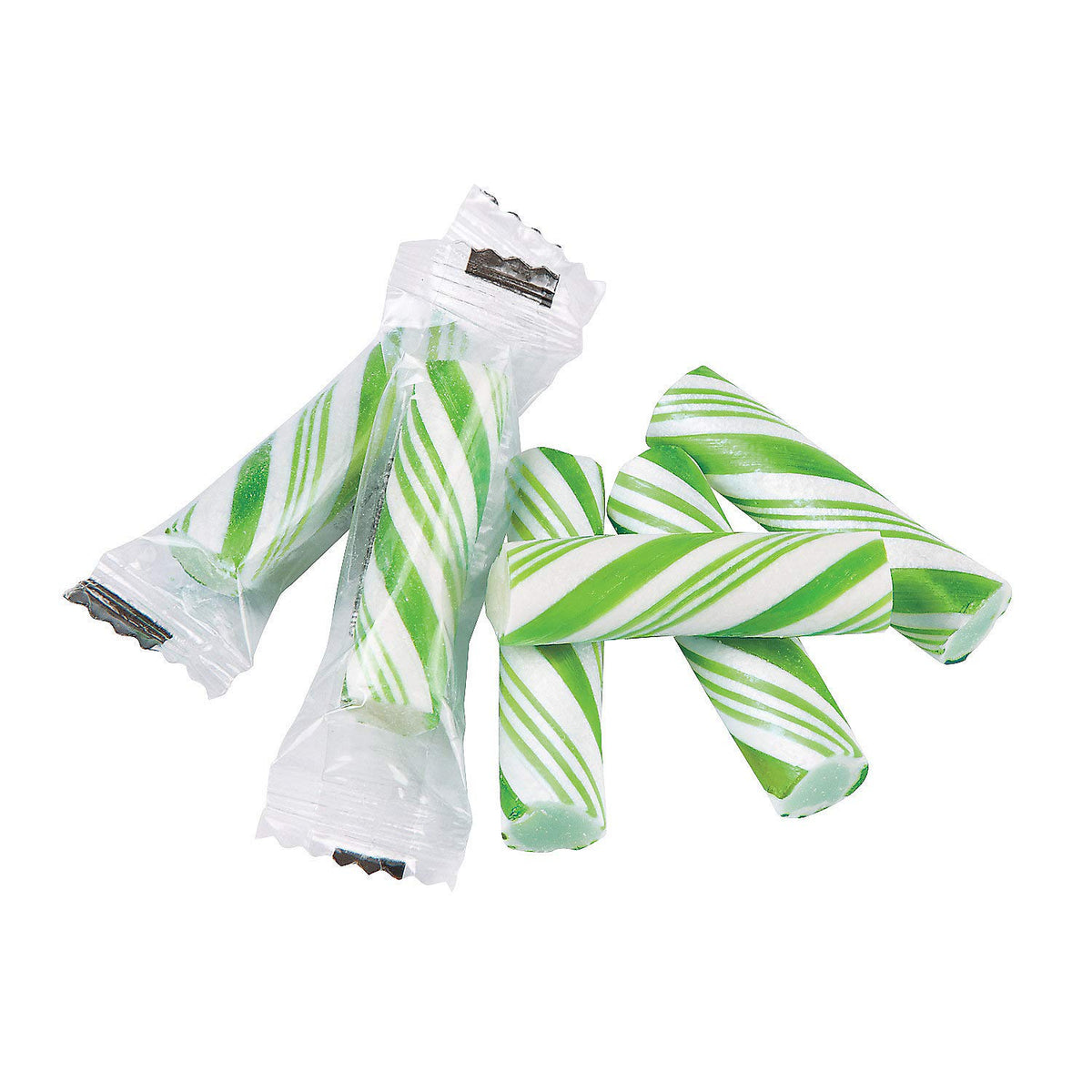 Mini Candy Canes, Green