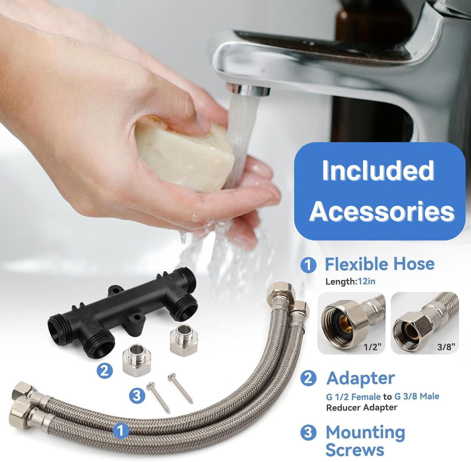 Watts Premier Replacement Sensor Valve Kit for 500800 500805 HWRS-WH