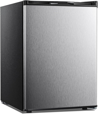 Kismile Upright Freezer, 2.1 Cu.ft Small Mini Freezer, Stainless Steel
