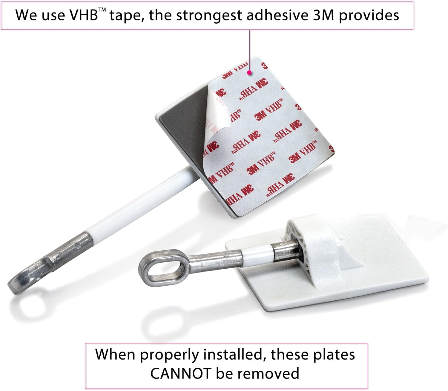 2-Pack Refrigerator Lock (White Without Padlock)