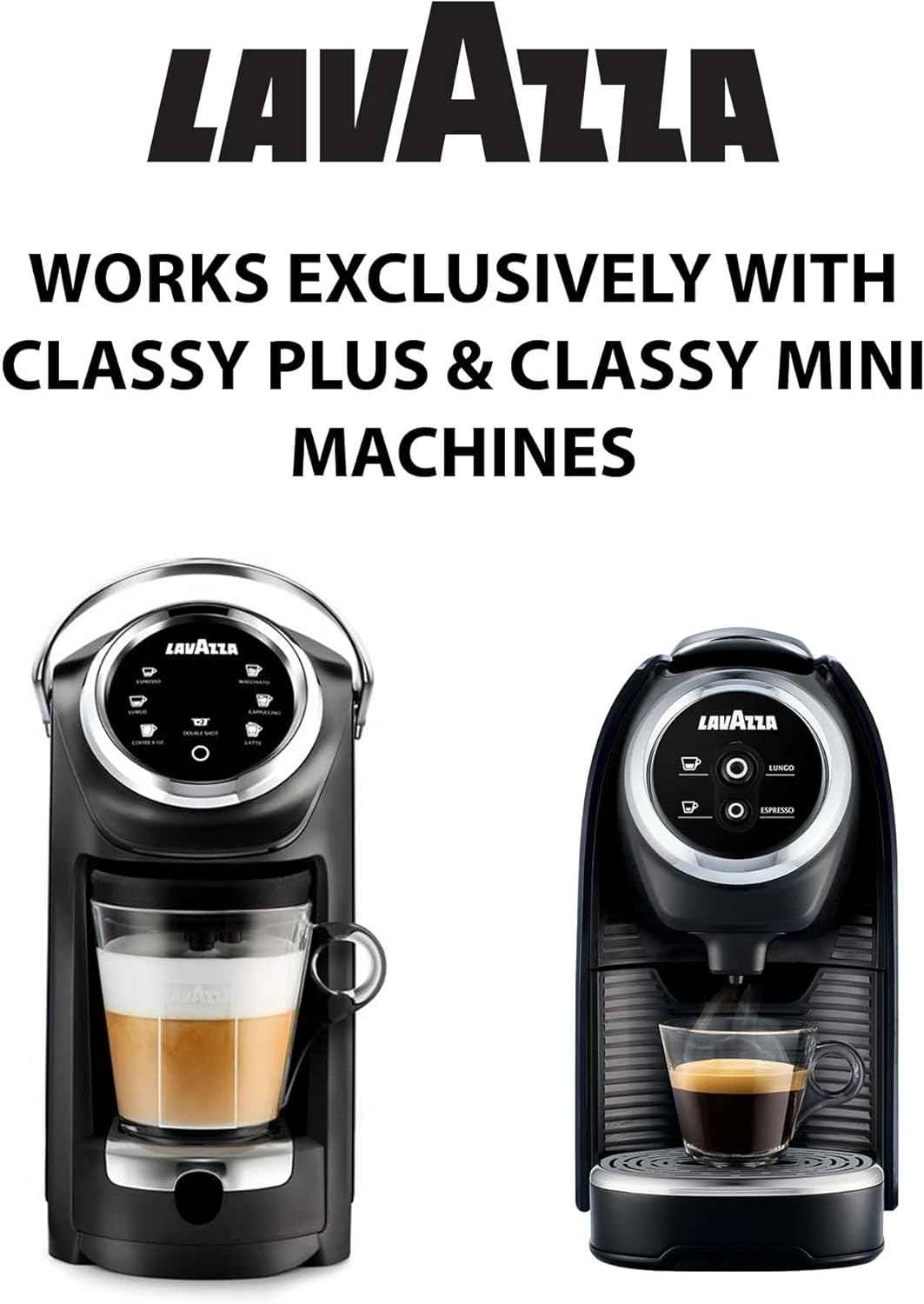 Lavazza Blue Top Class Espresso Capsules, Arabica and Robusta Blend, Compatible with Lavazza Classy Machines (100 Capsules)