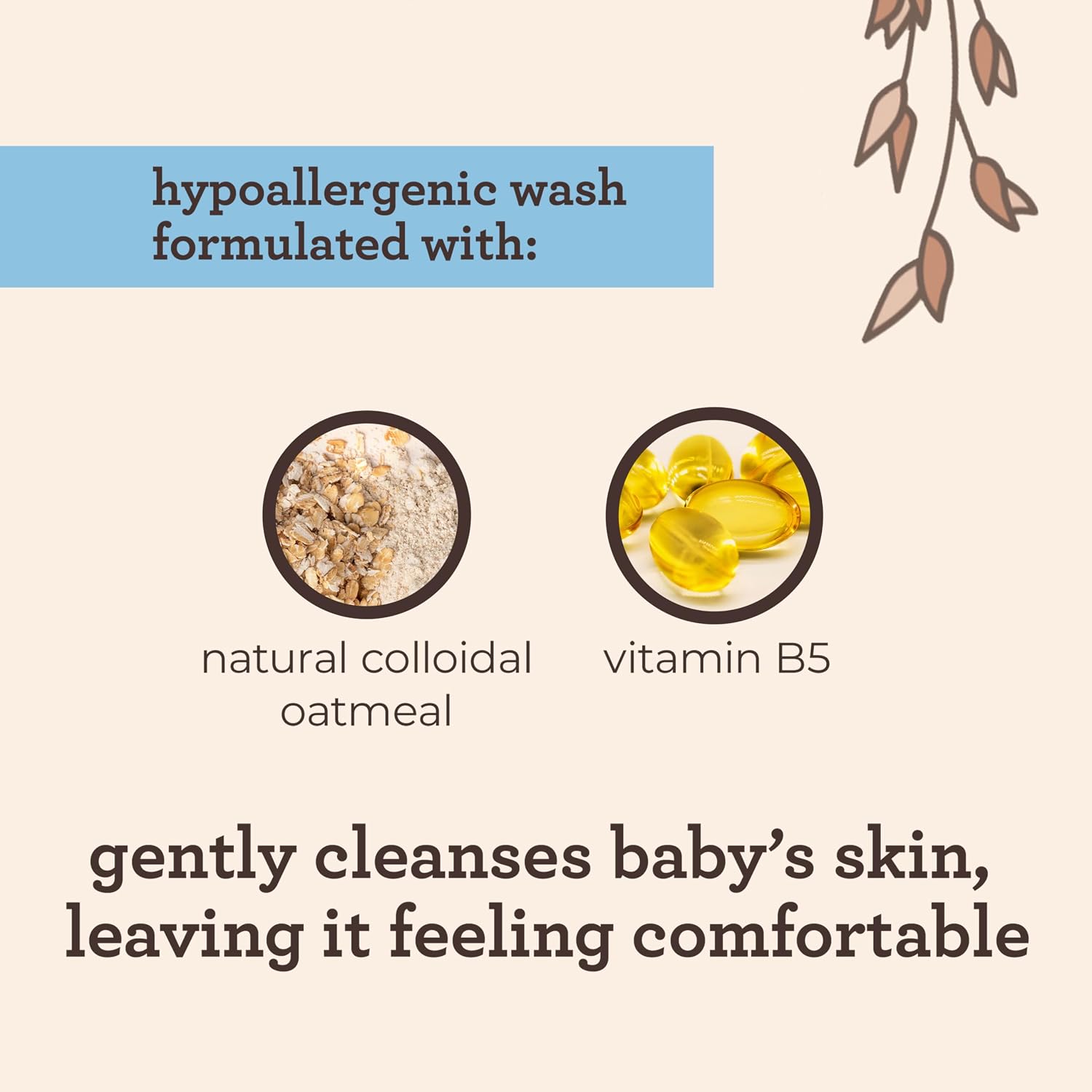 Aveeno Baby Cleansing Therapy Moisturizing Body Wash, 8 oz