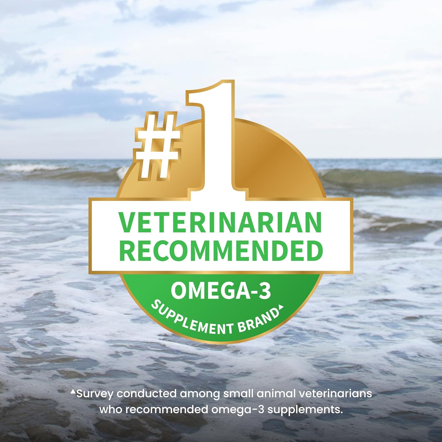 Nutramax Welactin Omega-3 Fish Oil Supplement for Dogs, Soft Chews, 60ct