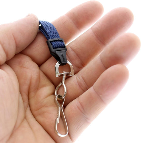 Bulk 100 Pack - Premium Flat Breakaway Lanyards for ID Badges & Badge Holders - 3/8" Wide Woven Safety Lanyard with Metal Swivel Hook for Teachers, Students, Cruise, Office (Navy Blue)