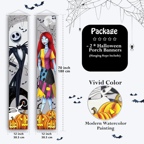 Halloween Decorations Outdoor Hanging Halloween Nightmare Banner