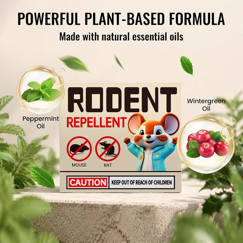 Rodent Repellent 28 Balls, Natural Mouse Repellent for Indoor and Outdoor