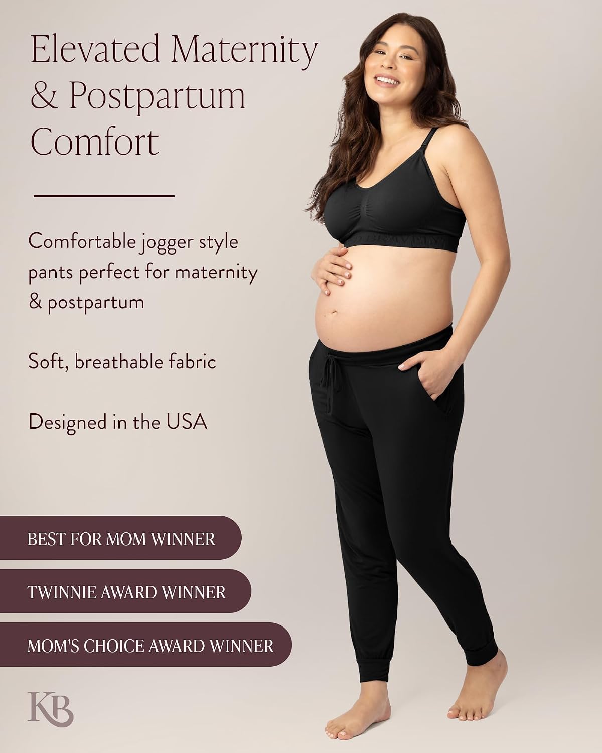 Kindred Bravely Everyday Maternity Lounge Jogger Pants for Postpartum